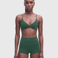 BoldBooty Longline Sports Bra — Willow Green — Photo 3