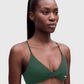 BoldBooty Longline Sports Bra — Willow Green — Photo 1