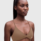 BoldBooty Longline Sports Bra — New Taupe — Photo 1