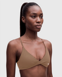 BoldBooty Longline Sports Bra — New Taupe — Photo 1