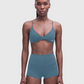 BoldBooty Longline Sports Bra — Blue Grey — Photo 3