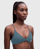 BoldBooty Longline Sports Bra — Blue Grey — Photo 1