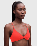 BoldBooty Longline Sports Bra — Scarlet Red — Photo 1