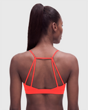 BoldBooty Longline Sports Bra — Scarlet Red — Photo 2