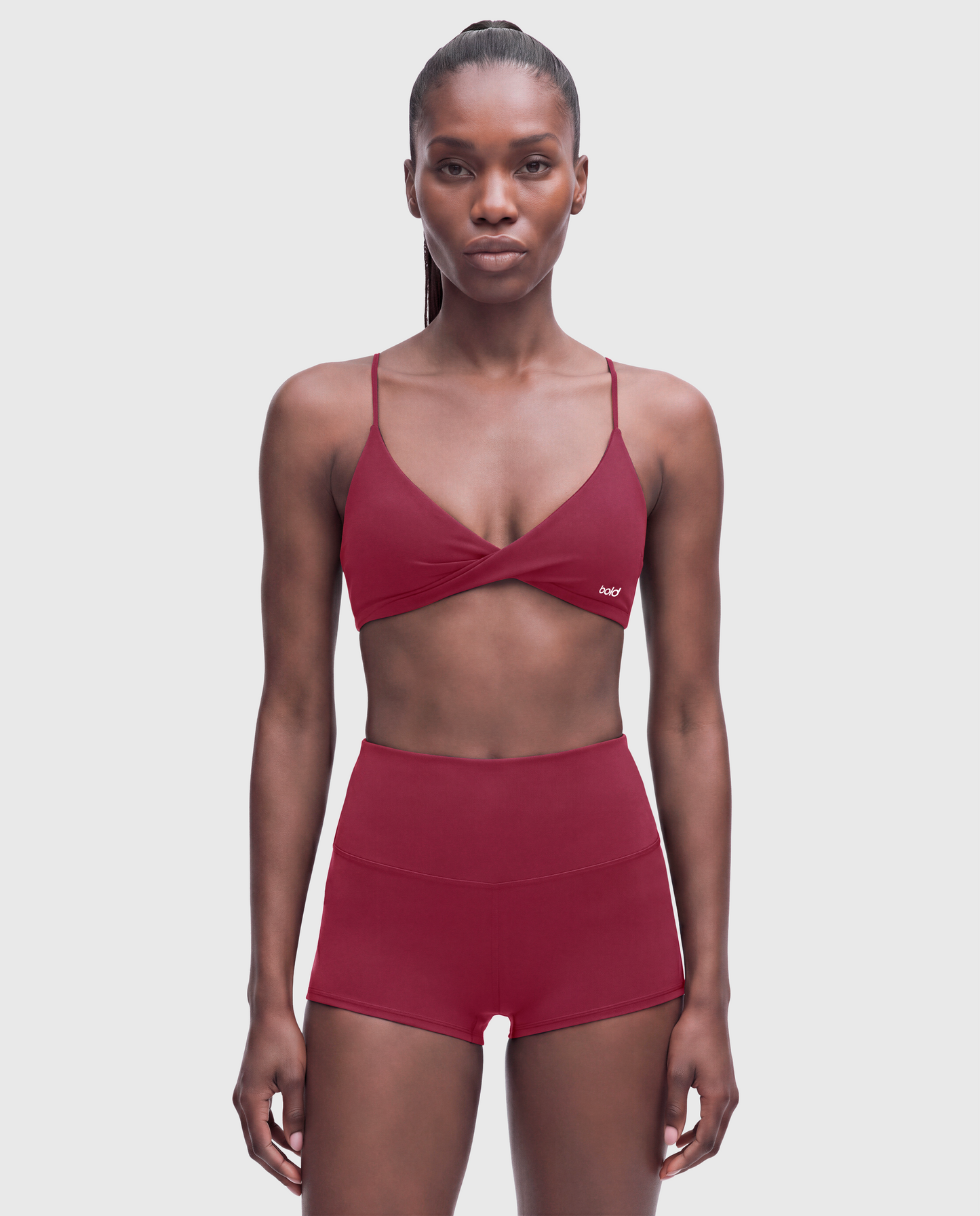 BoldBooty Longline Sports Bra — Winter Berry — Photo 3