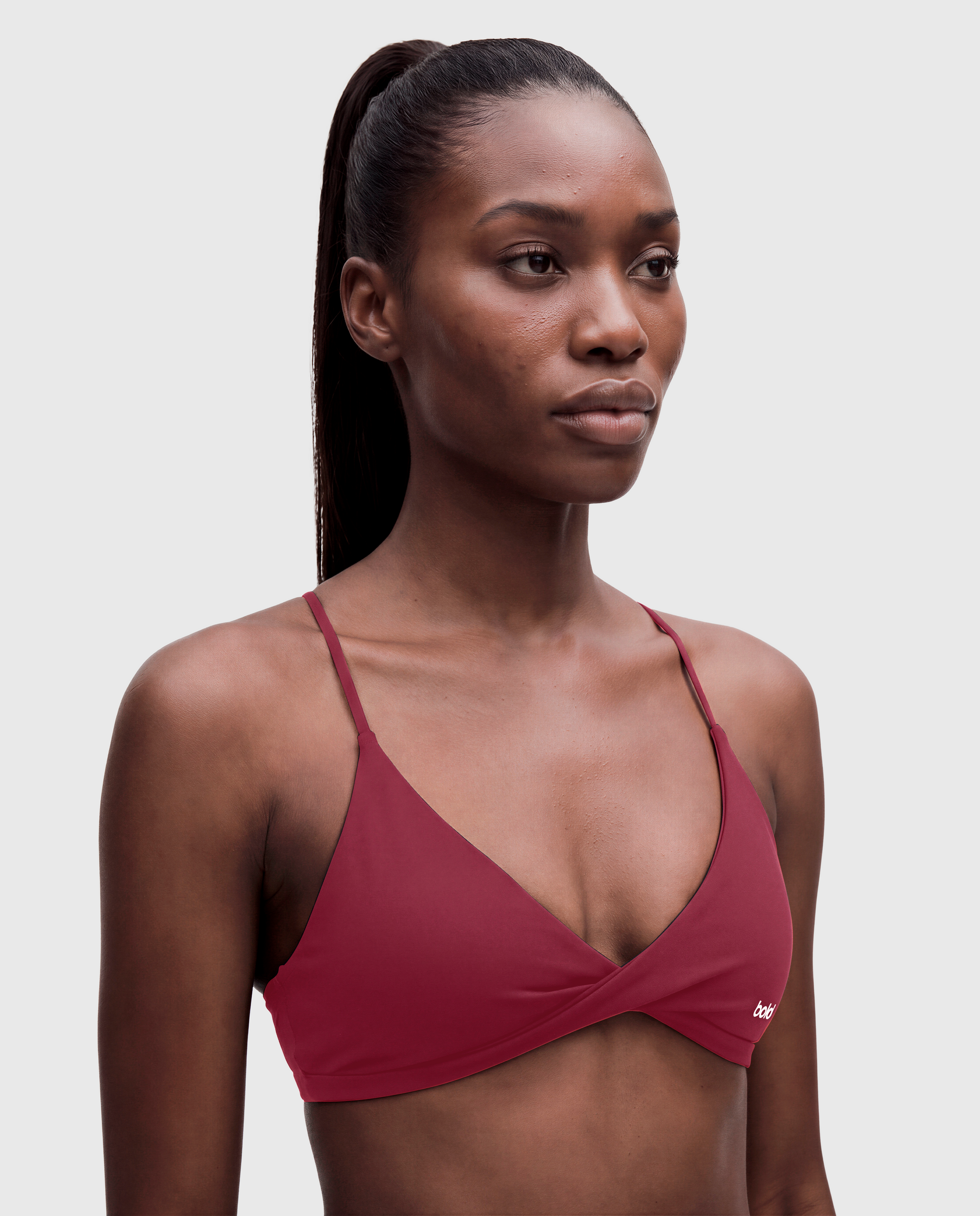BoldBooty Longline Sports Bra — Winter Berry — Photo 1