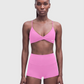 BoldBooty Longline Sports Bra — Lotus Pink — Photo 3