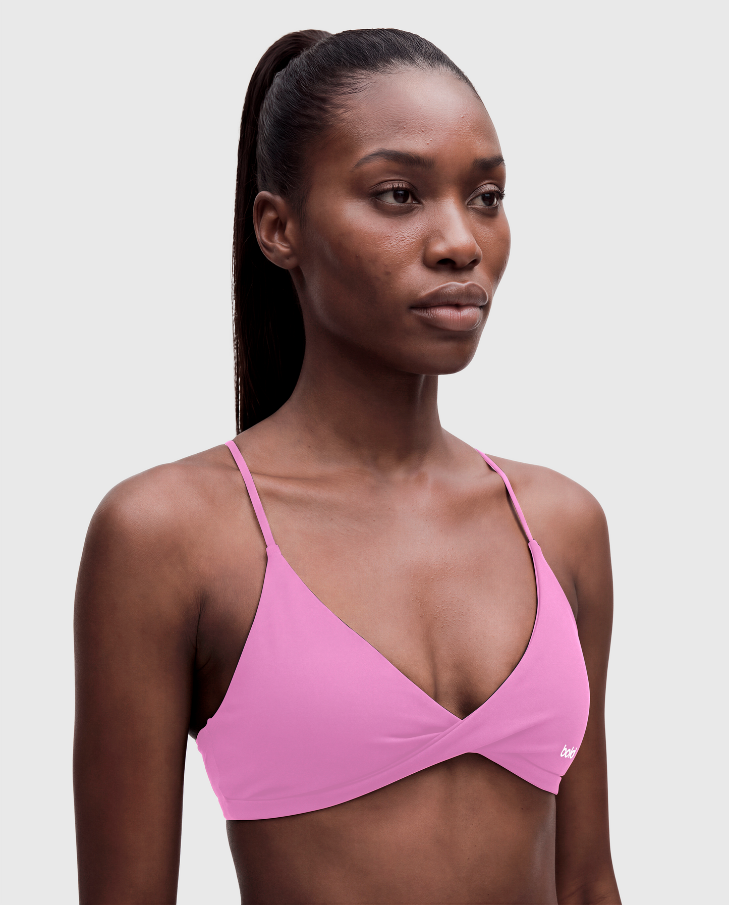 BoldBooty Longline Sports Bra — Lotus Pink — Photo 1