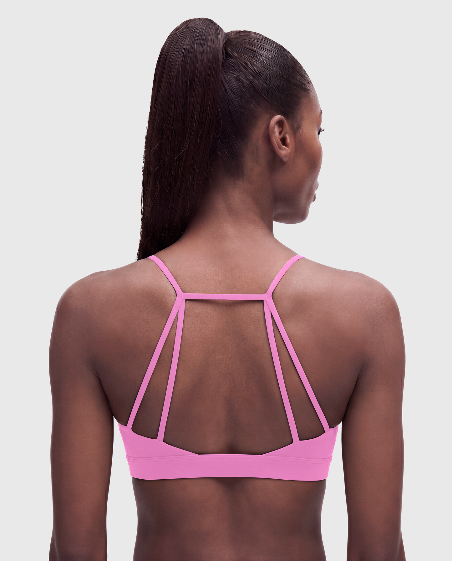 BoldBooty Longline Sports Bra — Lotus Pink — Photo 2