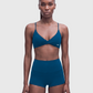 BoldBooty Longline Sports Bra — Peacock Blue — Photo 3