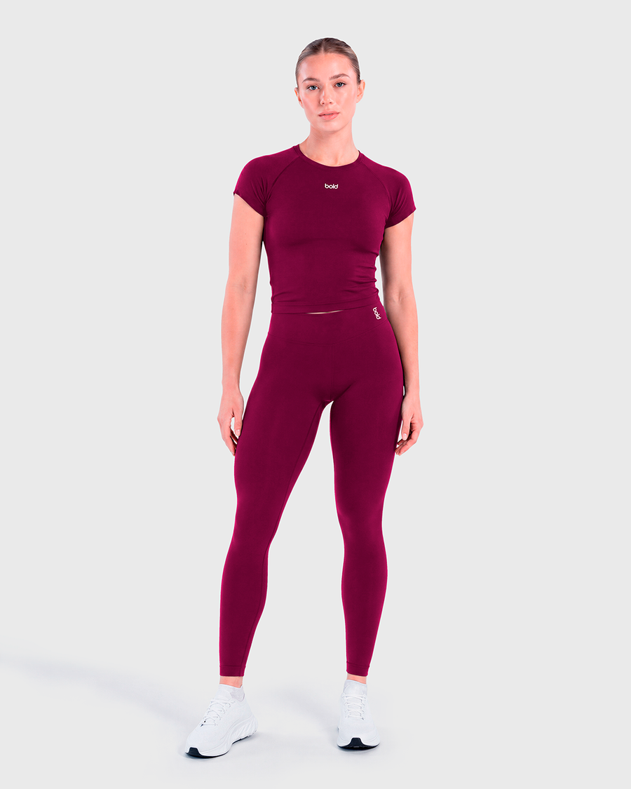 Scrunch Training Leggings (Winter Berry)