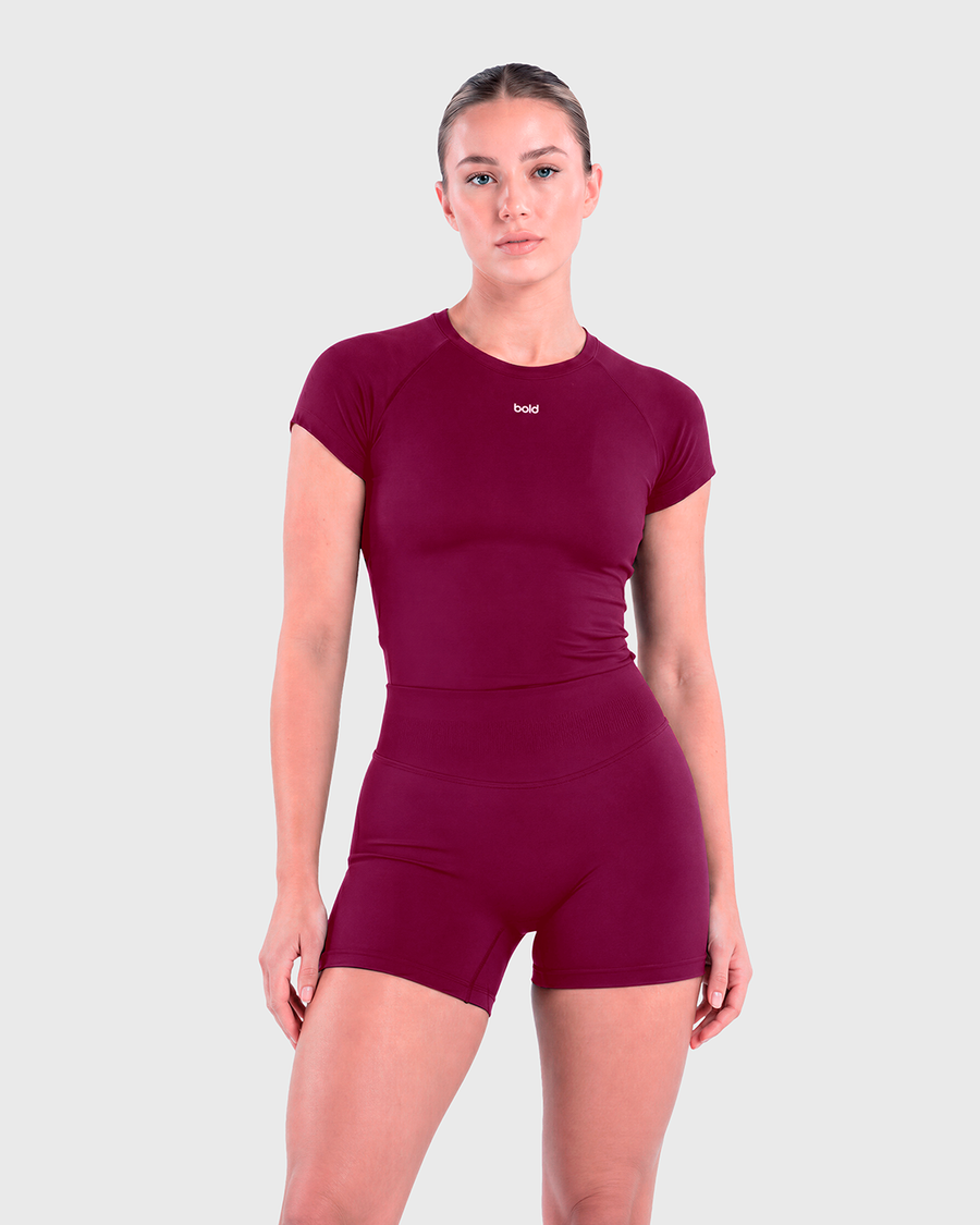 Scrunch Training Shorts | 4.5" (Winter Berry)