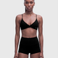 BoldBooty Longline Sports Bra — Black — Photo 2