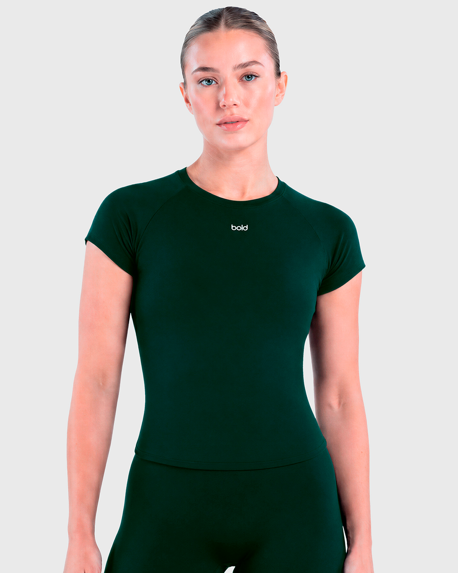 Scrunch Training Tee (Pine Green)