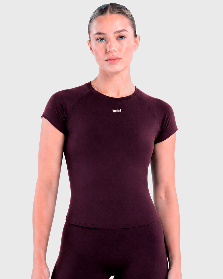 Scrunch Training Tee (Dark Coffee)