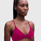BoldBooty Longline Sports Bra — Fuchsia — Photo 1