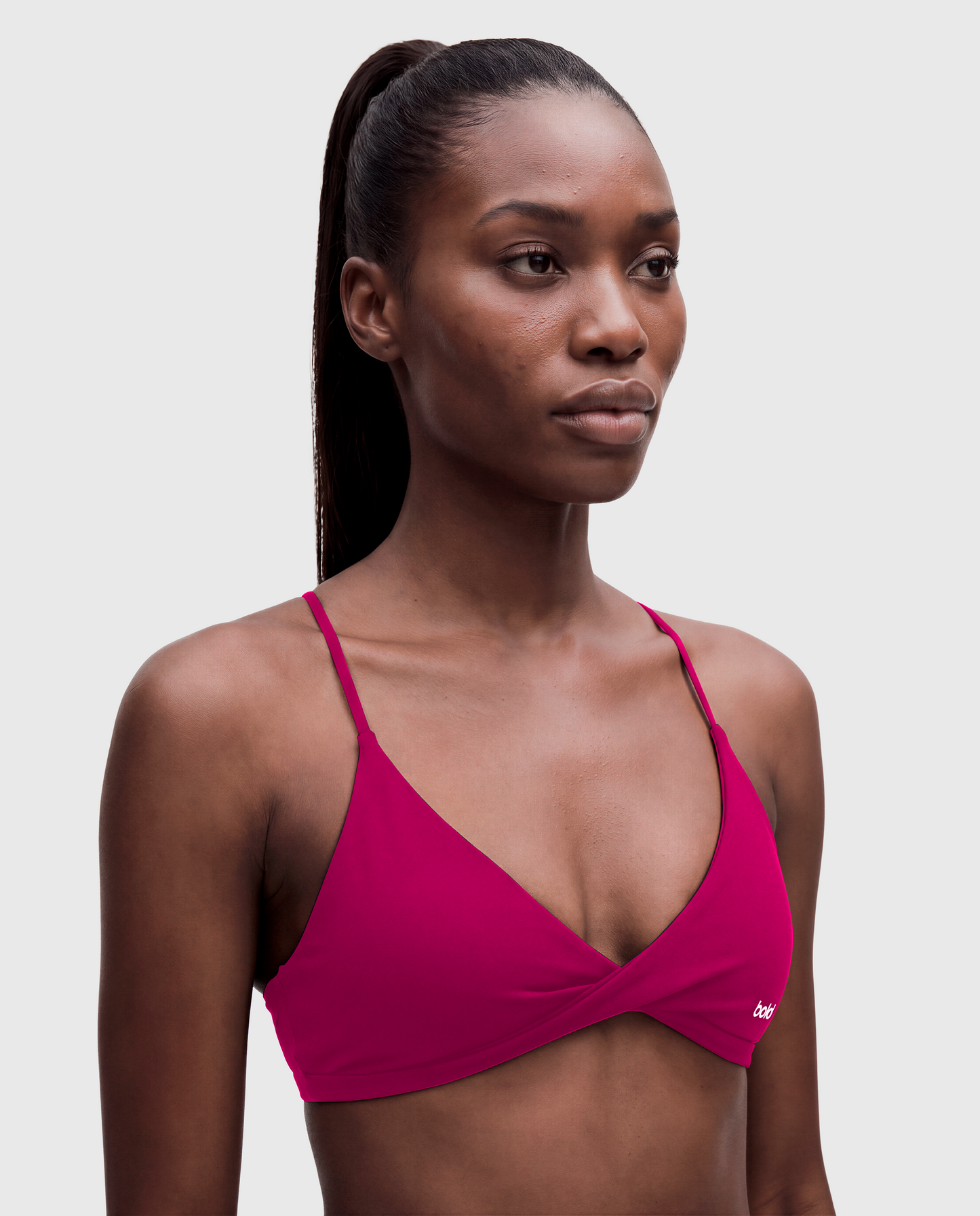 BoldBooty Longline Sports Bra — Fuchsia — Photo 1