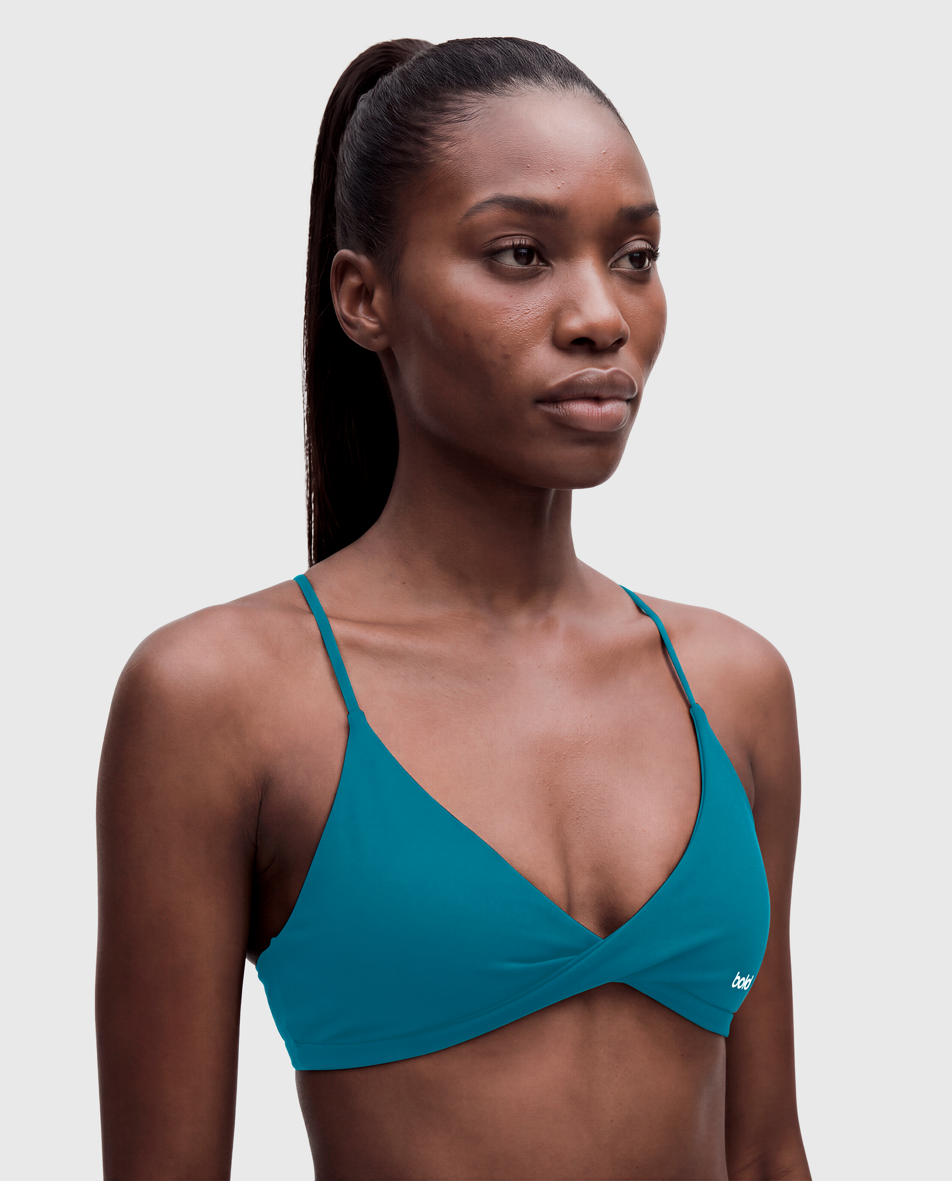 BoldBooty Longline Sports Bra — Stellar Blue — Photo 1